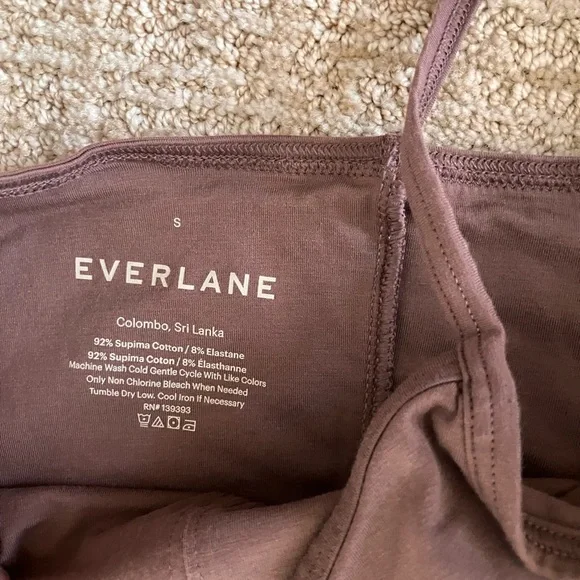 Everlane Seamless Camisole Bodysuits - Black and Mauve - Picture 3 of 8